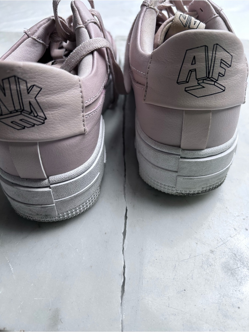 Nike Air Force 1 Pink Sneakers Womens size 9 - Picture 8 of 12